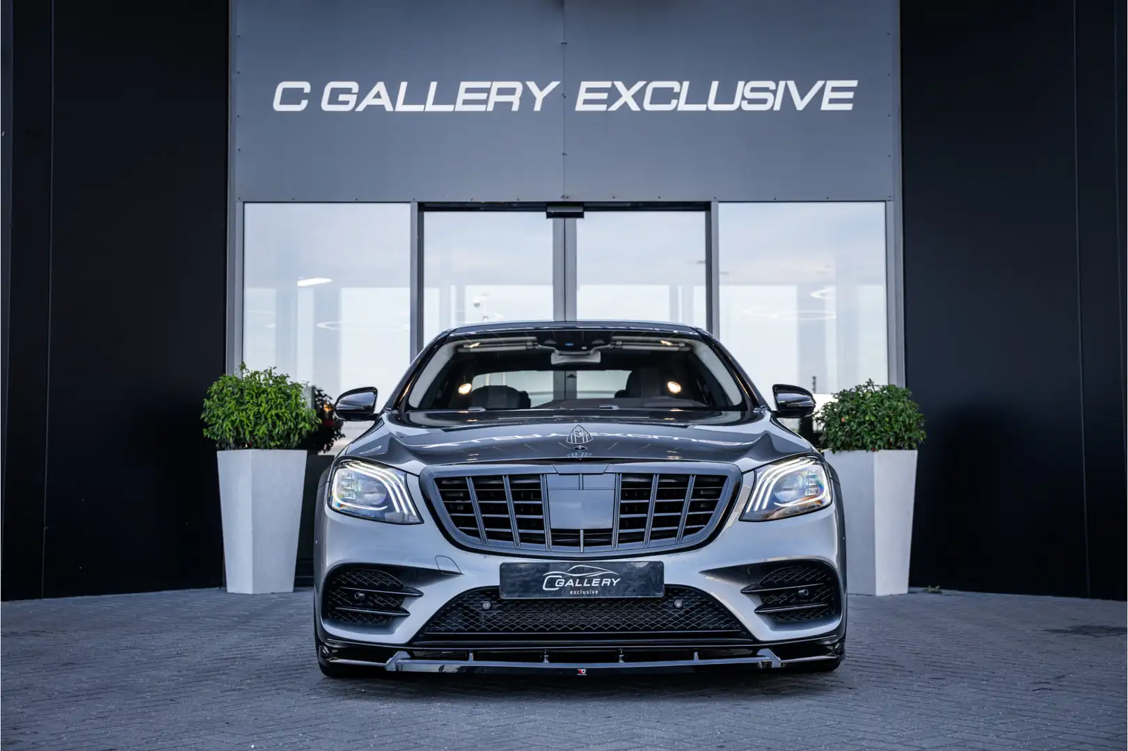 Mercedes-Benz S 500 S500 Lang Prestige AMG | Panorama | Hud | Chauffeu Grigio - 2