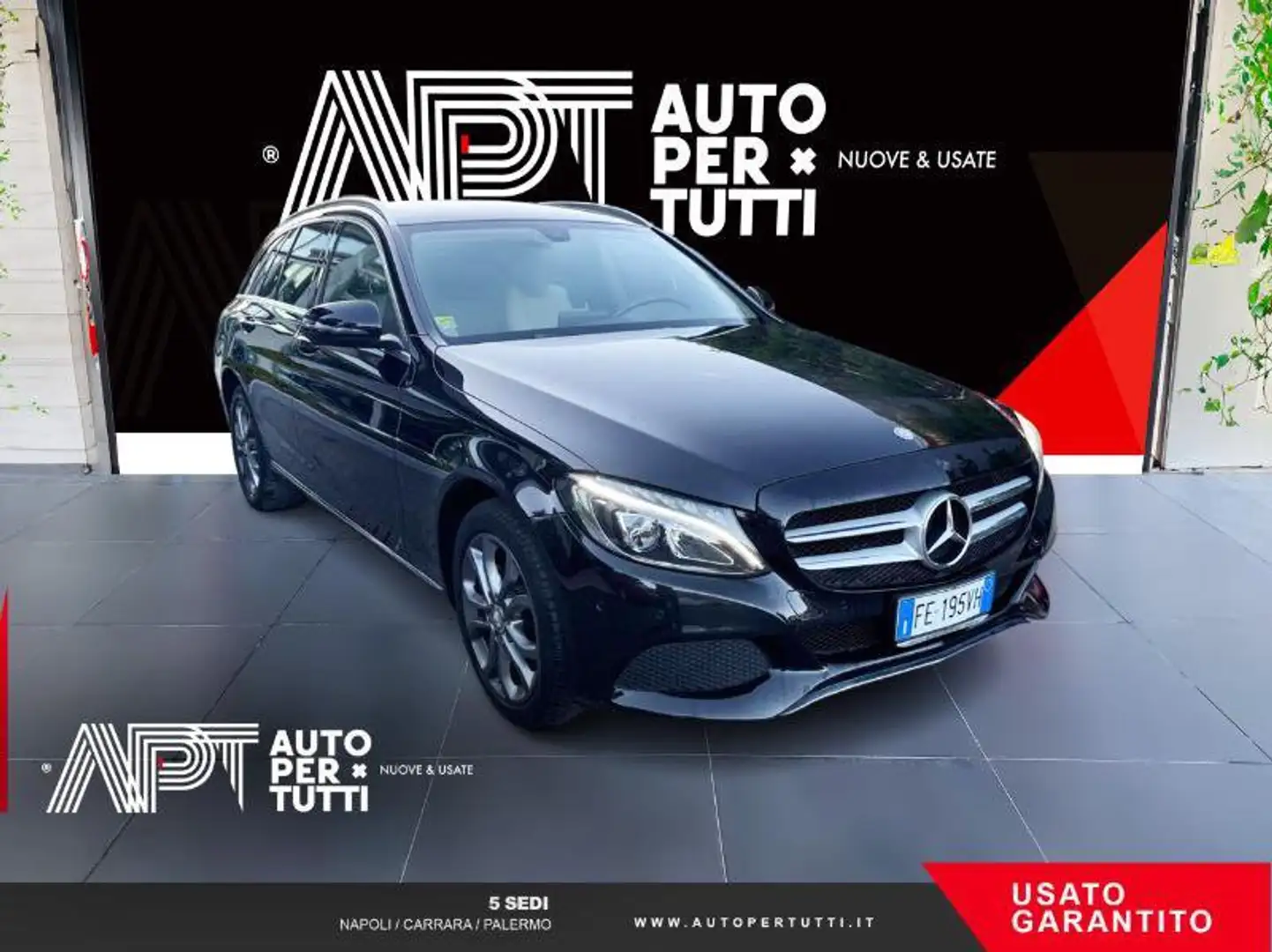 Mercedes-Benz C 180 C SW 180 d (BT) Business auto Schwarz - 2