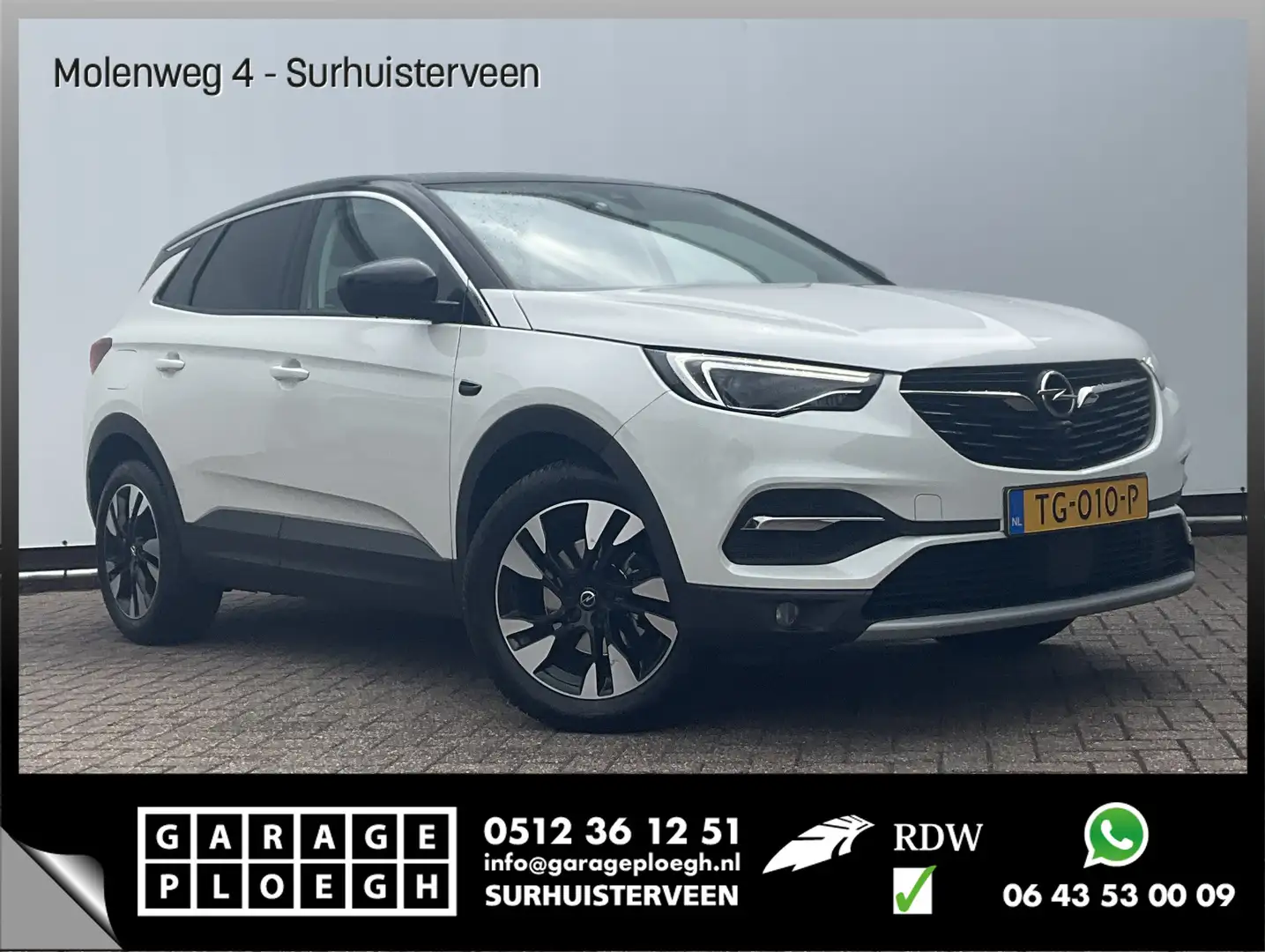 Opel Grandland X 1.2 Turbo Innovation Trekhaak Leder 360cam Stoelve Wit - 1