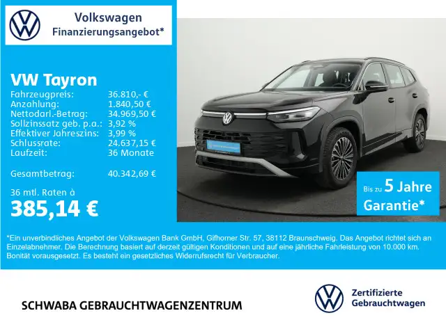 Volkswagen Tayron Life 1.5 eTSI DSG LED*VIRTUAL*AHK*ACC*18"