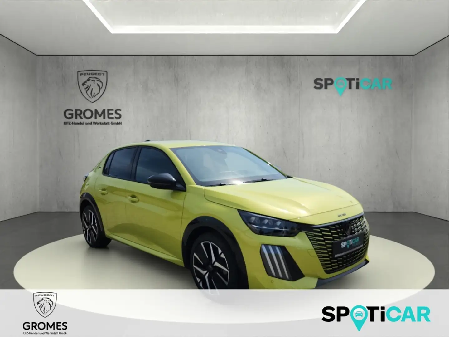 Peugeot 208 1.2 Pure Tech 100 GT Navi LED KlimaA DAB Fahrerpro Gelb - 1