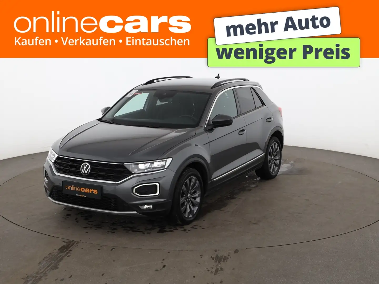 Volkswagen T-Roc 2.0 TDI 4Motion Sport Aut LED AHK RADAR NAV Grau - 1