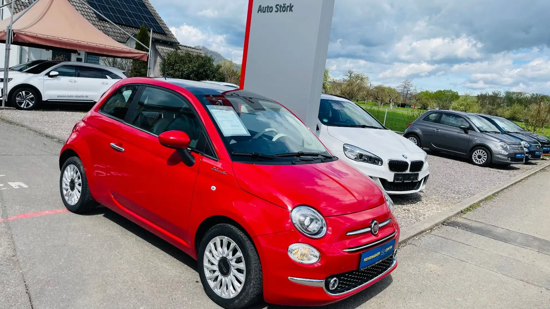 Fiat 500 1.0 DolceVita Hybrid Rot - 1