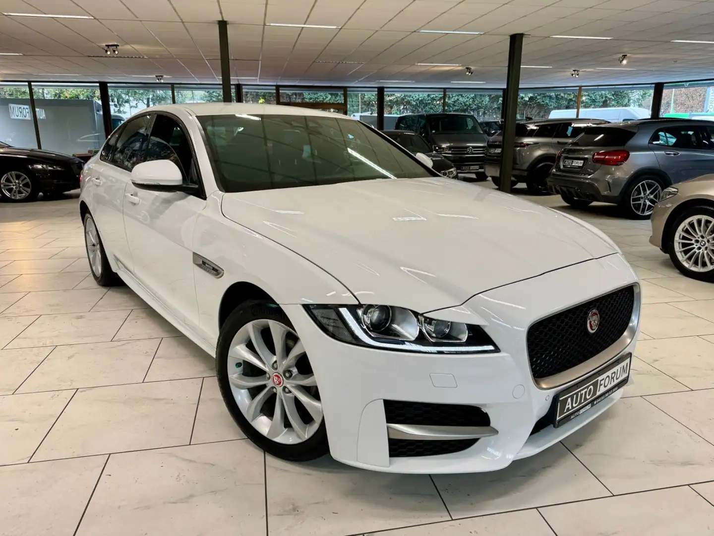 Jaguar XF 20d R-SPORT *RATE 175,- € AWD   NAVI  LED CAM Weiß - 2