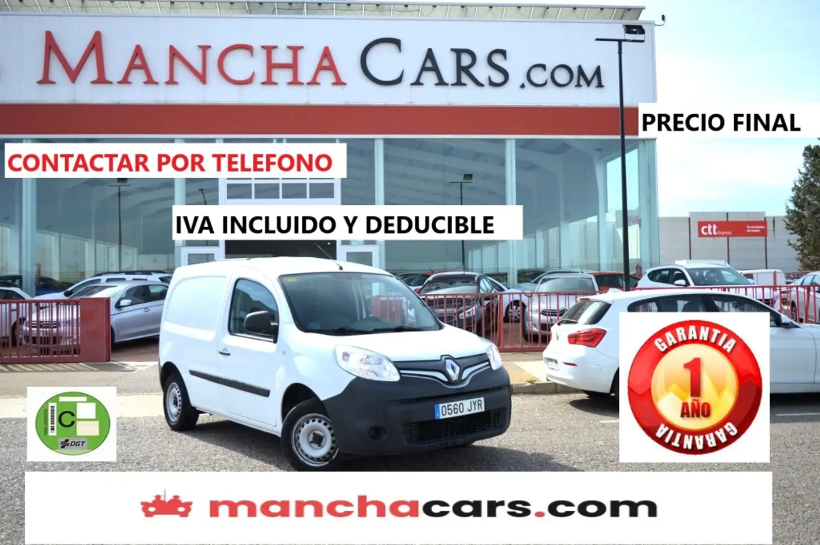 Renault Kangoo Fg. 1.5dCi Profesional 55kW Wit - 1