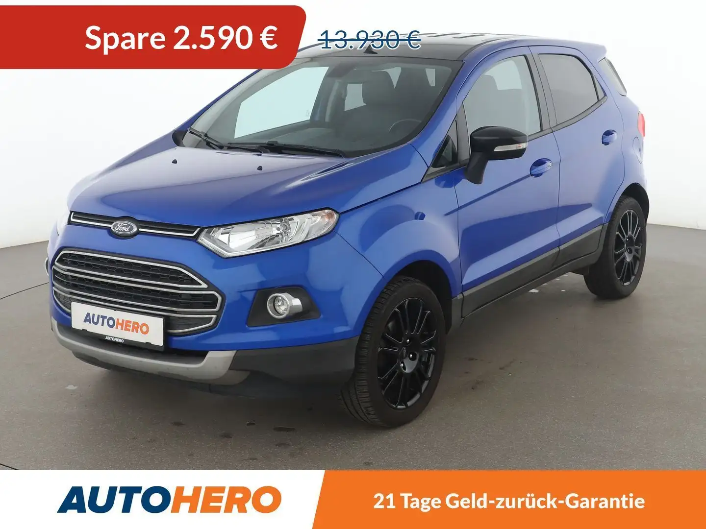 Ford EcoSport 1.0 EcoBoost S*PDC*SHZ*KLIMA*TEMPO*GARANTIE* Blau - 1