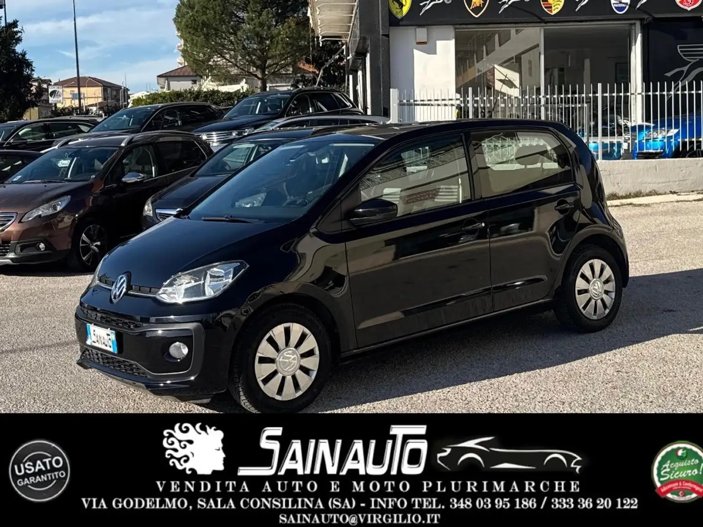 Volkswagen e-up! Volkswagen up! 1.0 5p. move GARANZIA Noir - 1