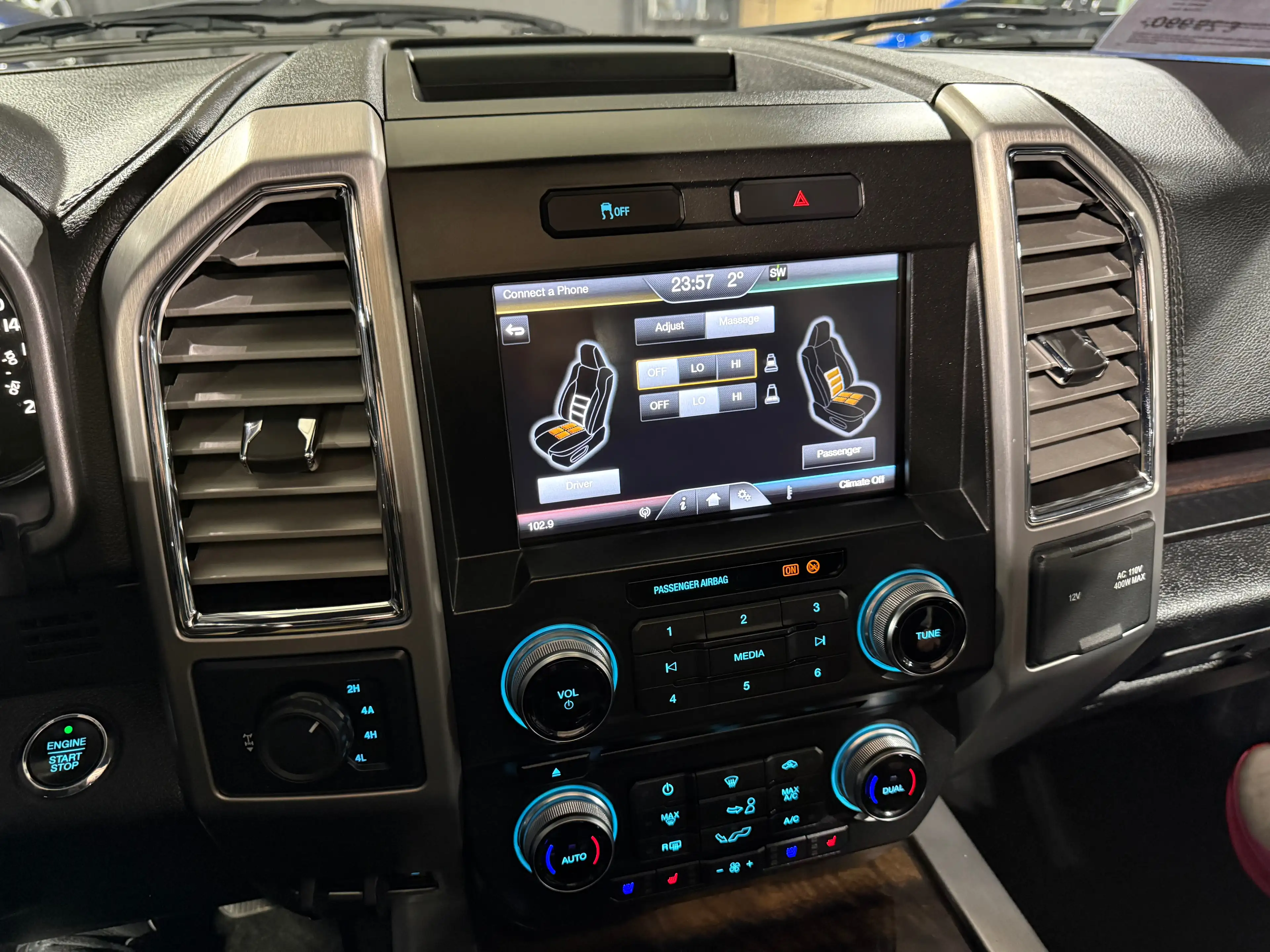 Ford F 150 3.5 EcoBOOST 370cv PLATINIUM LPG PANO CAMERA TVAC — photo 15