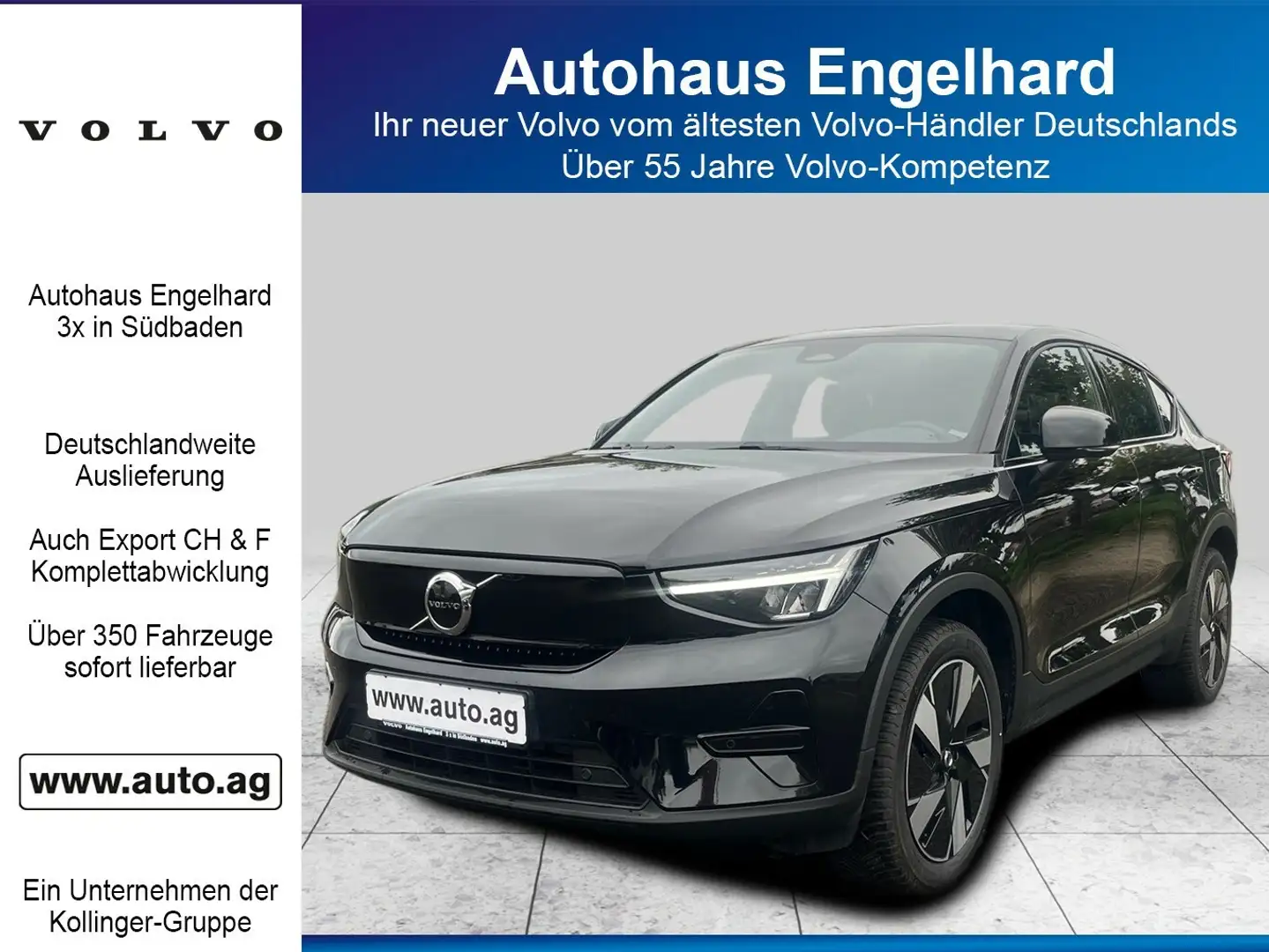 Volvo EC40 SINGLE 69kWh PLUS SELEKT Schwarz - 1