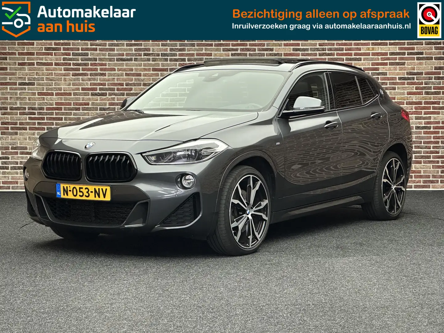 BMW X2 2.5d xDrive M-pakket Sfeer Dak Memory H&K Camera H Grijs - 1