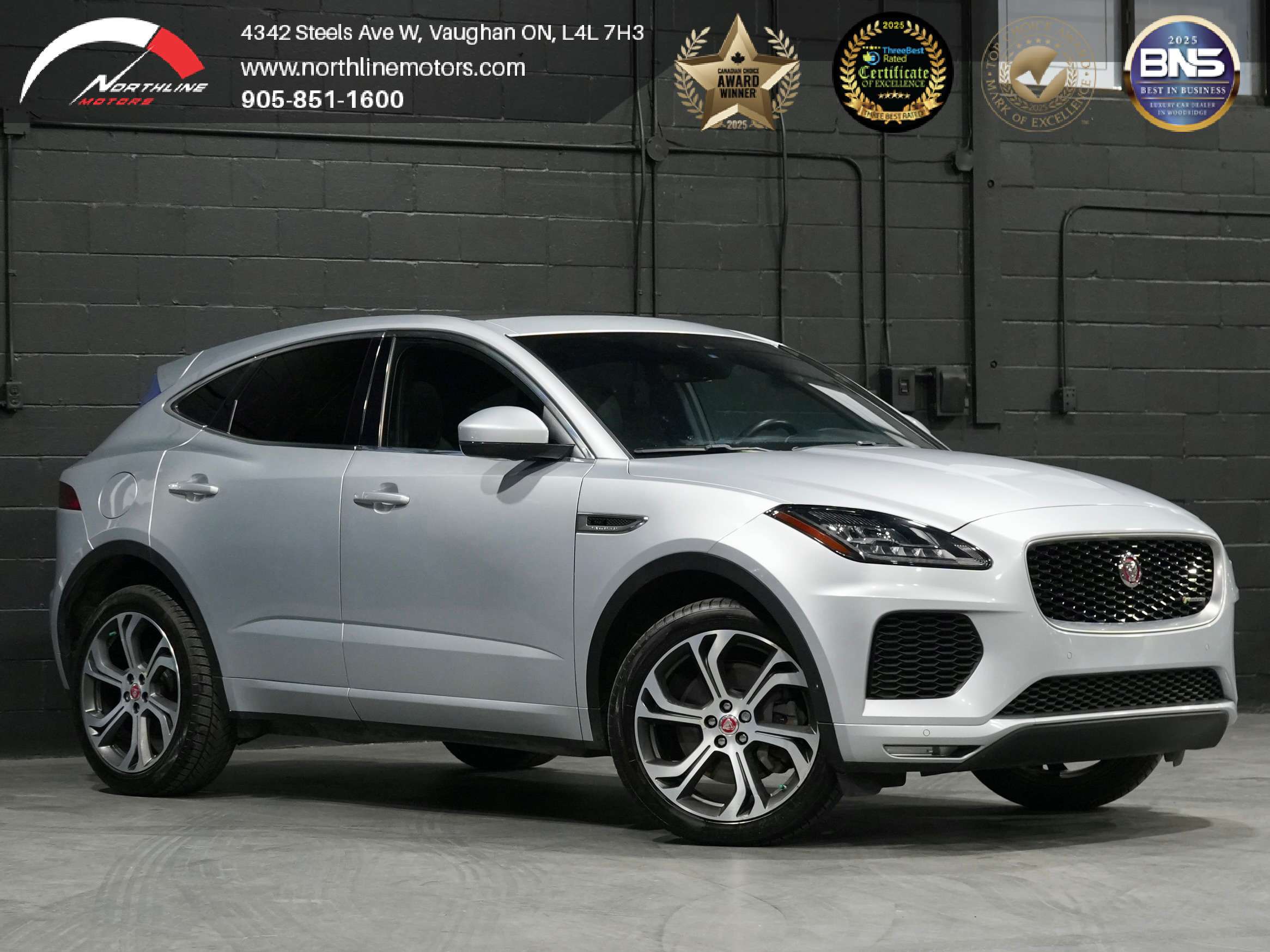Silver 2020 Jaguar E-PACE P300 R-Dynamic SE AWD SUV / Crossover All-Wheel Drive Automatic