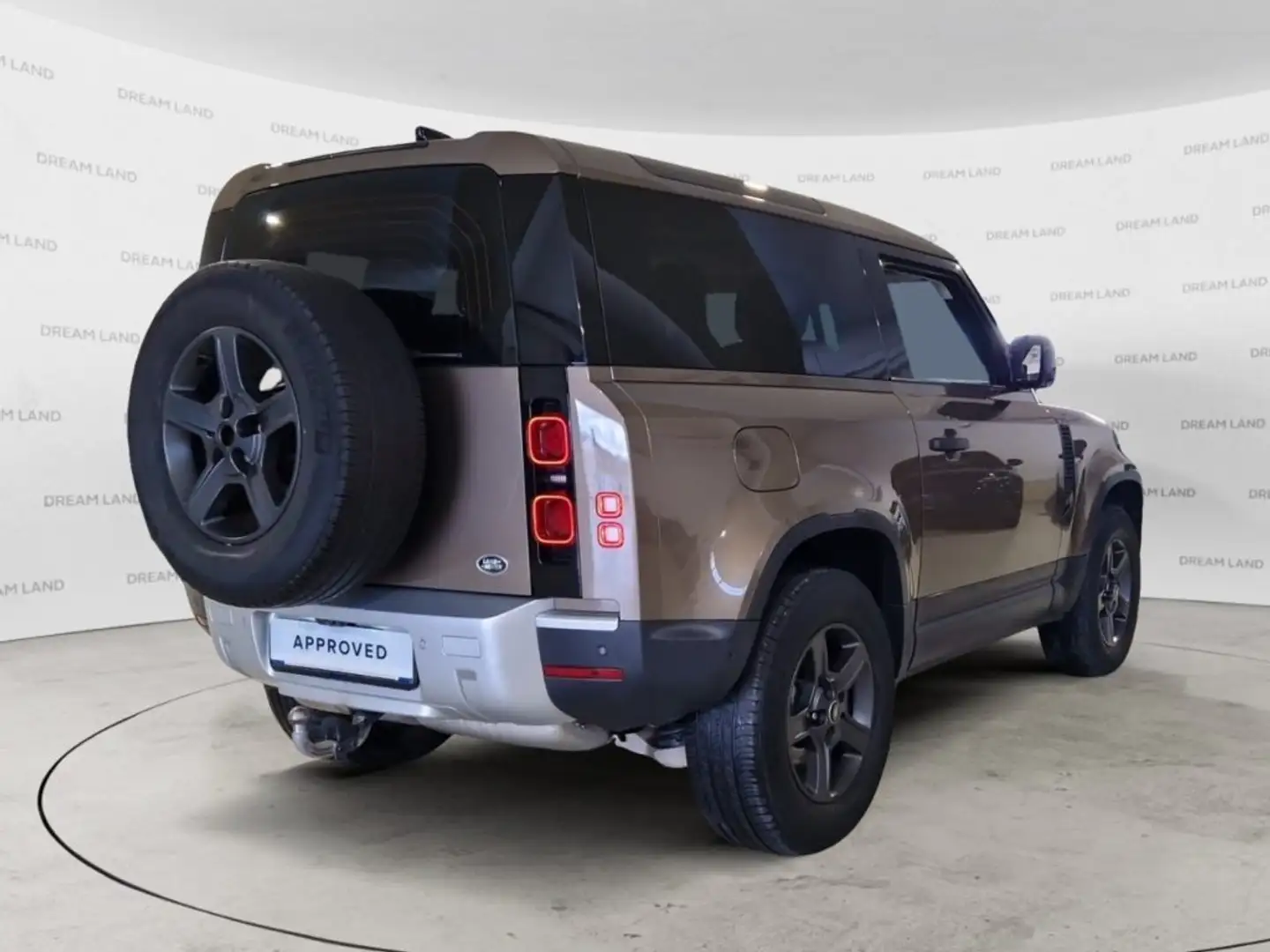 Land Rover Defender 90 3.0D I6 200 CV AWD Auto 6POSTI+GANCIO TRAINO Brun - 2