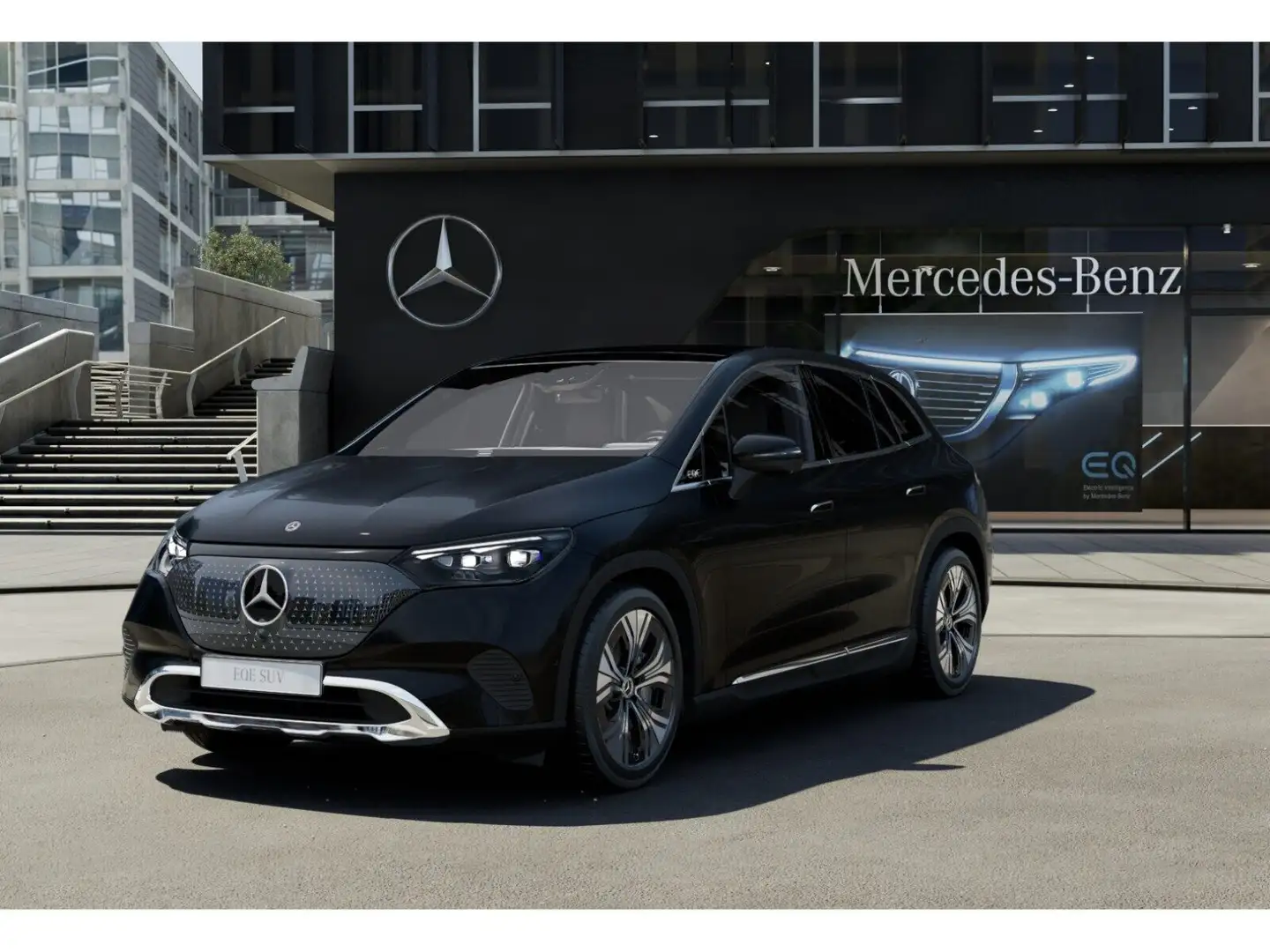 Mercedes-Benz EQE SUV EQE 300 SUV Elect-Art/Pano/DIGITAL/360/Shz-Fond Schwarz - 1