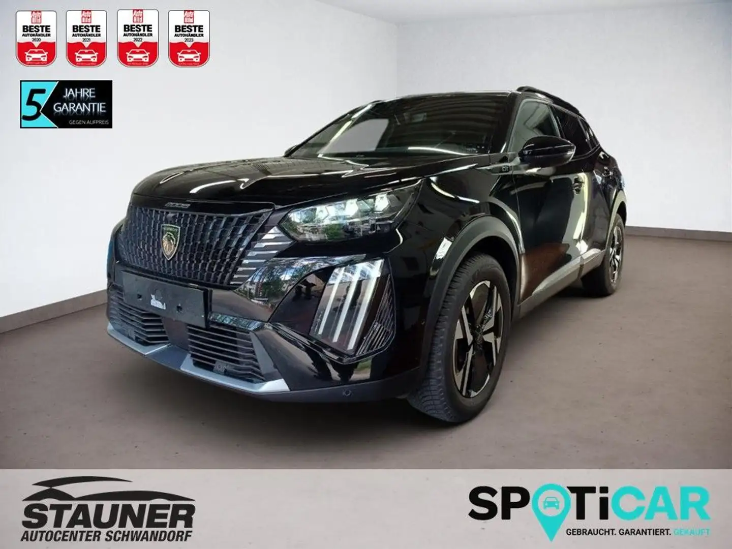 Peugeot 2008 Neuer 2008 GT PureTech AT8 130PS *360°*PDC*ACC* Schwarz - 1
