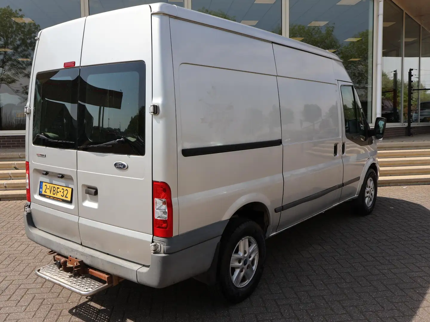 Ford Transit 350M 3.2 TDCI 200 PK 5-CILINDER LANG HOOG *MARGE* Zilver - 2