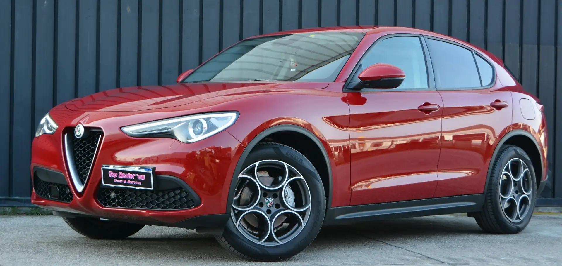 Alfa Romeo Stelvio 2.2 t Sport Tech Q4 190cv auto Rosso - 1
