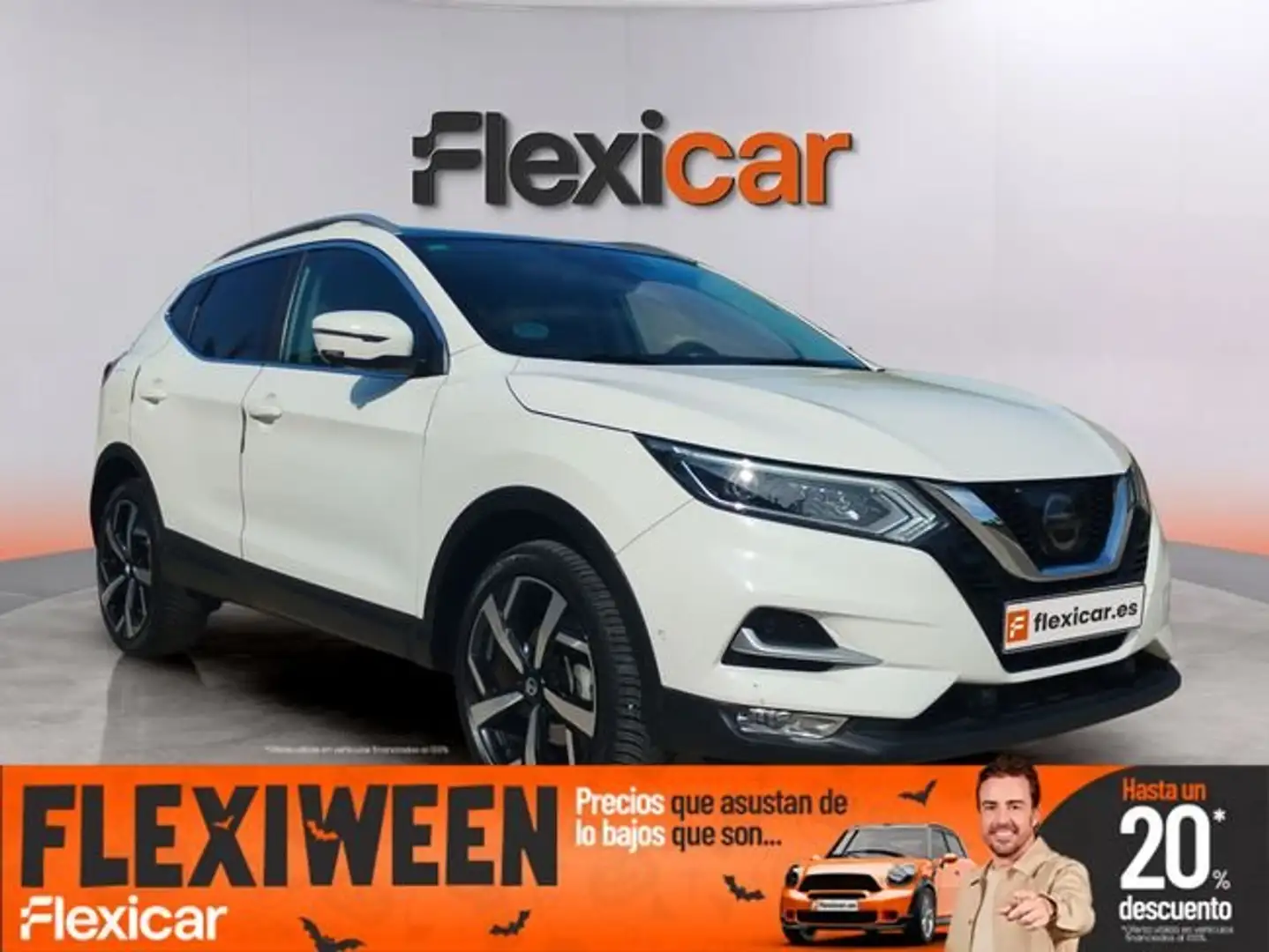 Nissan Qashqai 1.2 DIG-T TEKNA ALCANTARA Blanco - 1