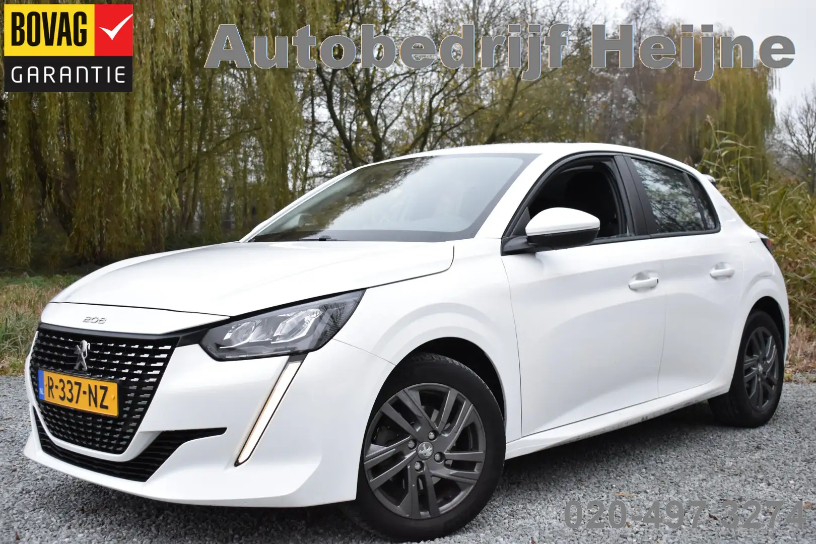 Peugeot 208 101PK AUT. Puretech BLUE ACTIVE CARPLAY/PDC/CRUISE Blanc - 1