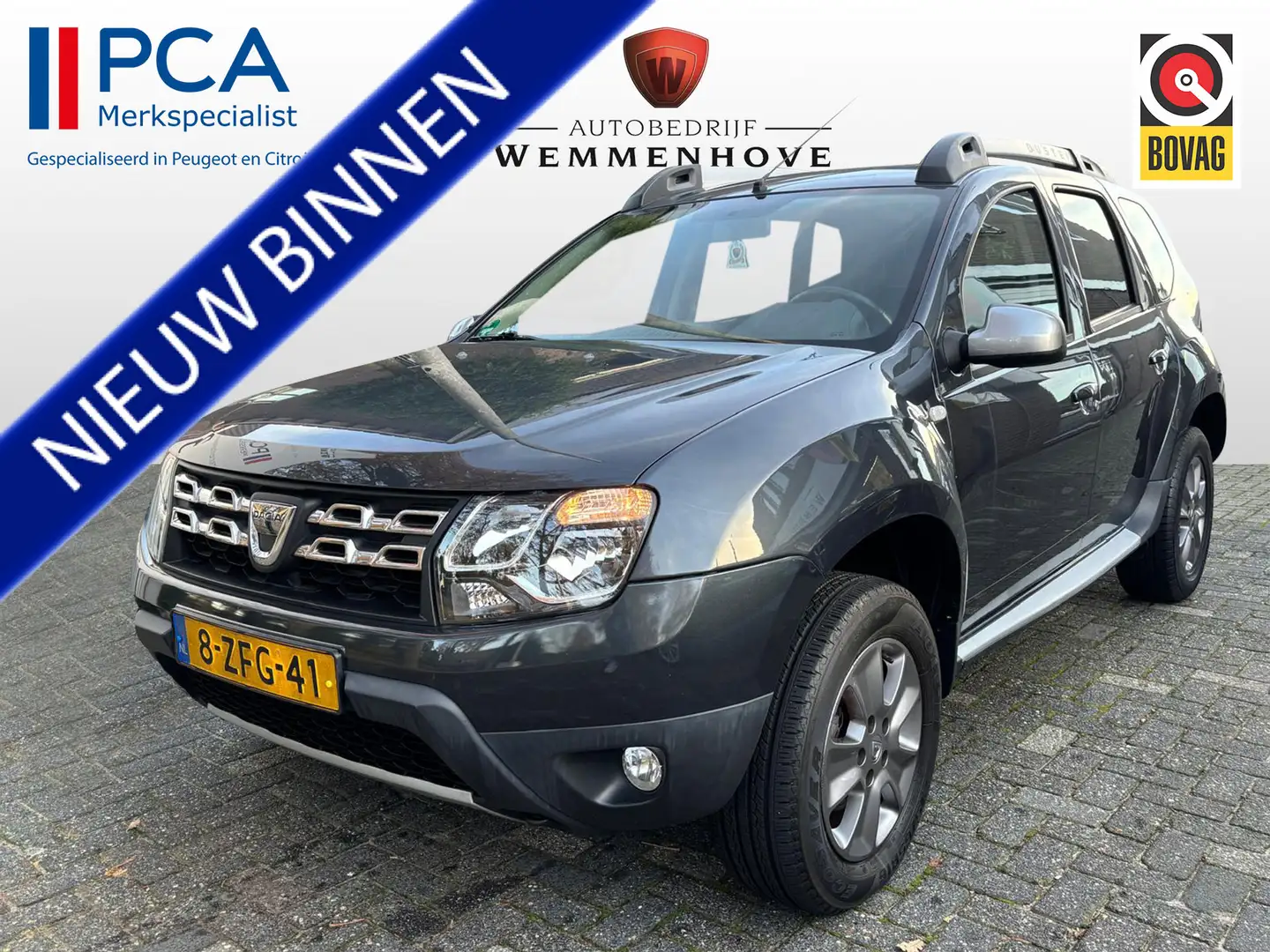 Dacia Duster 1.2 TCe 4x2 Prestige Airco/Alu wielen/Dakrail/Nieu Grijs - 1