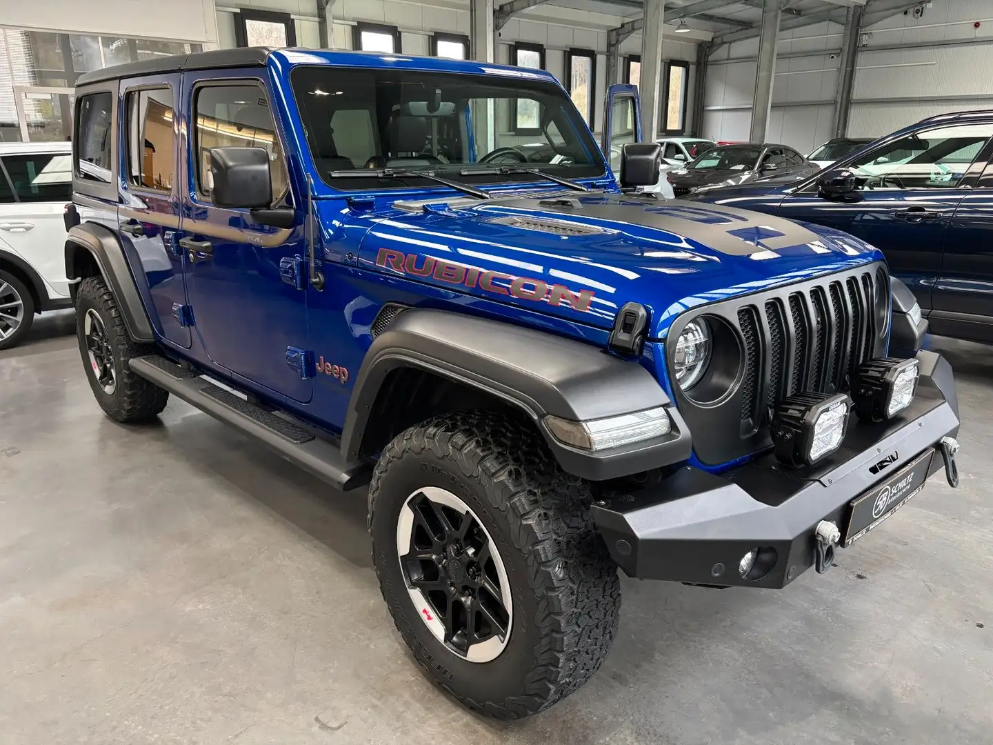 Jeep Wrangler 2.2 D Unlimited Rubicon 200HP Blauw - 1
