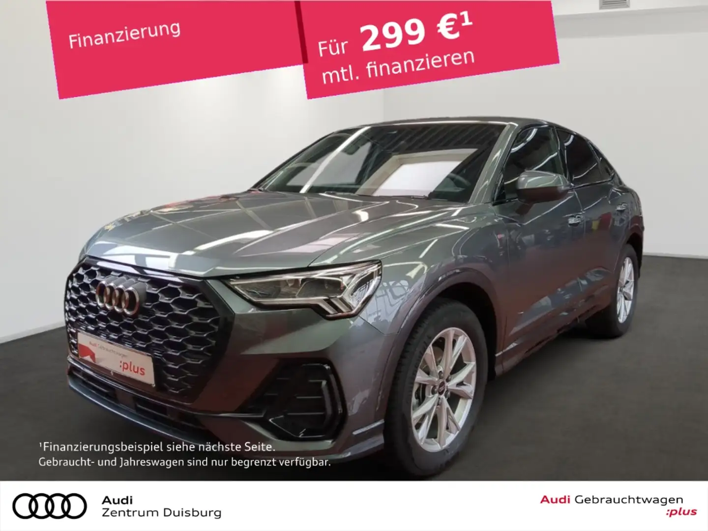 Audi Q3 Sportback  Navigation S-line SHG Optik Paket schwa Grijs - 1