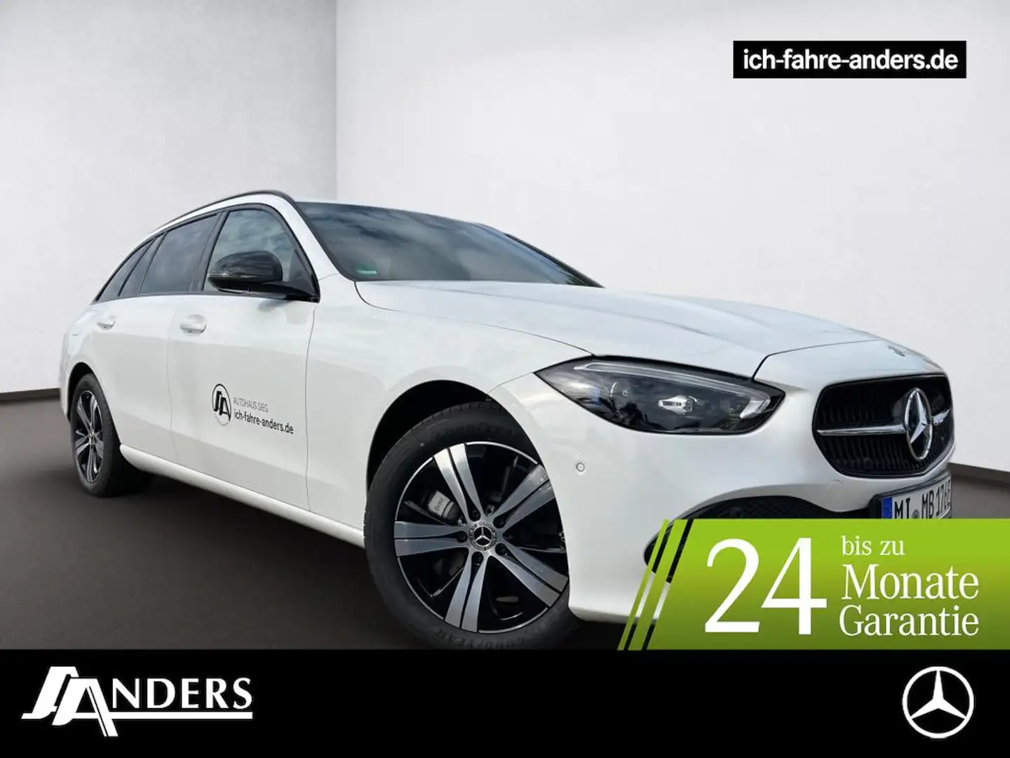 Mercedes-Benz C 300 e T Avantg+Night+RFK+Digitalli+Memory Blanc - 1