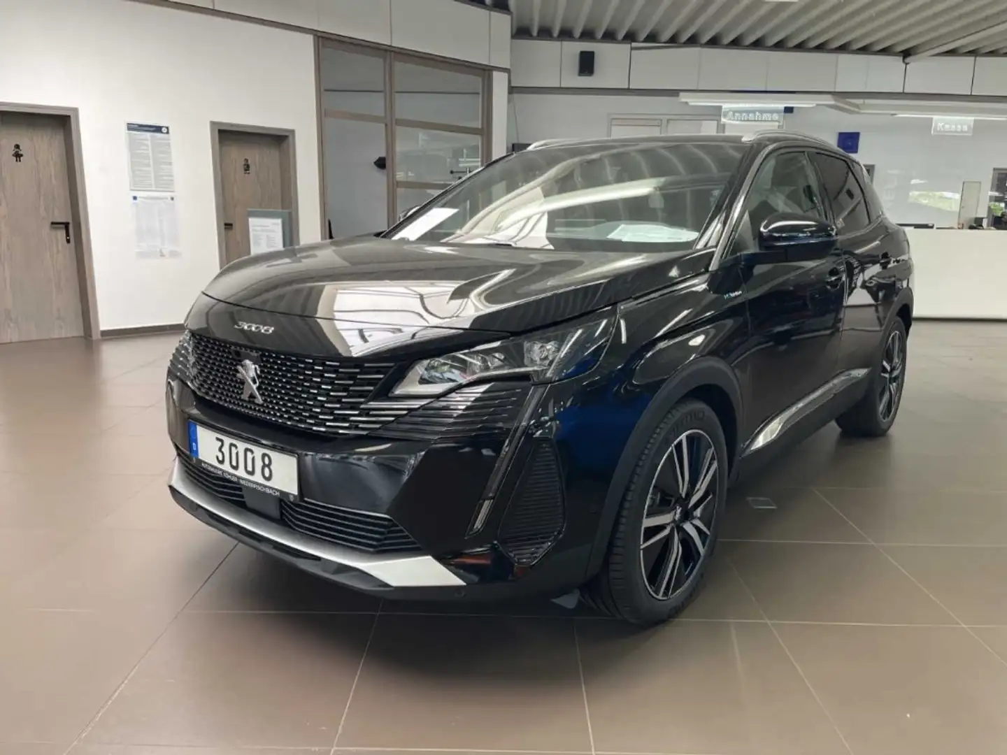 Peugeot 3008 GT Hybrid4 300 e-EAT8 LED NAVI ACC FOCAL Schwarz - 2