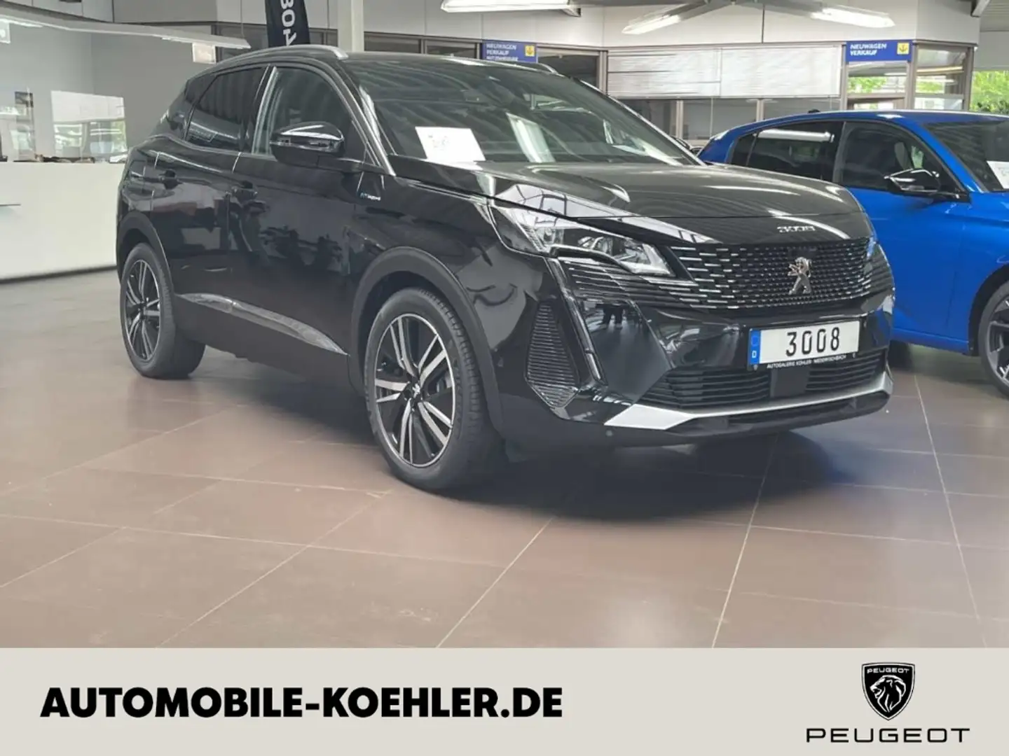 Peugeot 3008 GT Hybrid4 300 e-EAT8 LED NAVI ACC FOCAL Schwarz - 1
