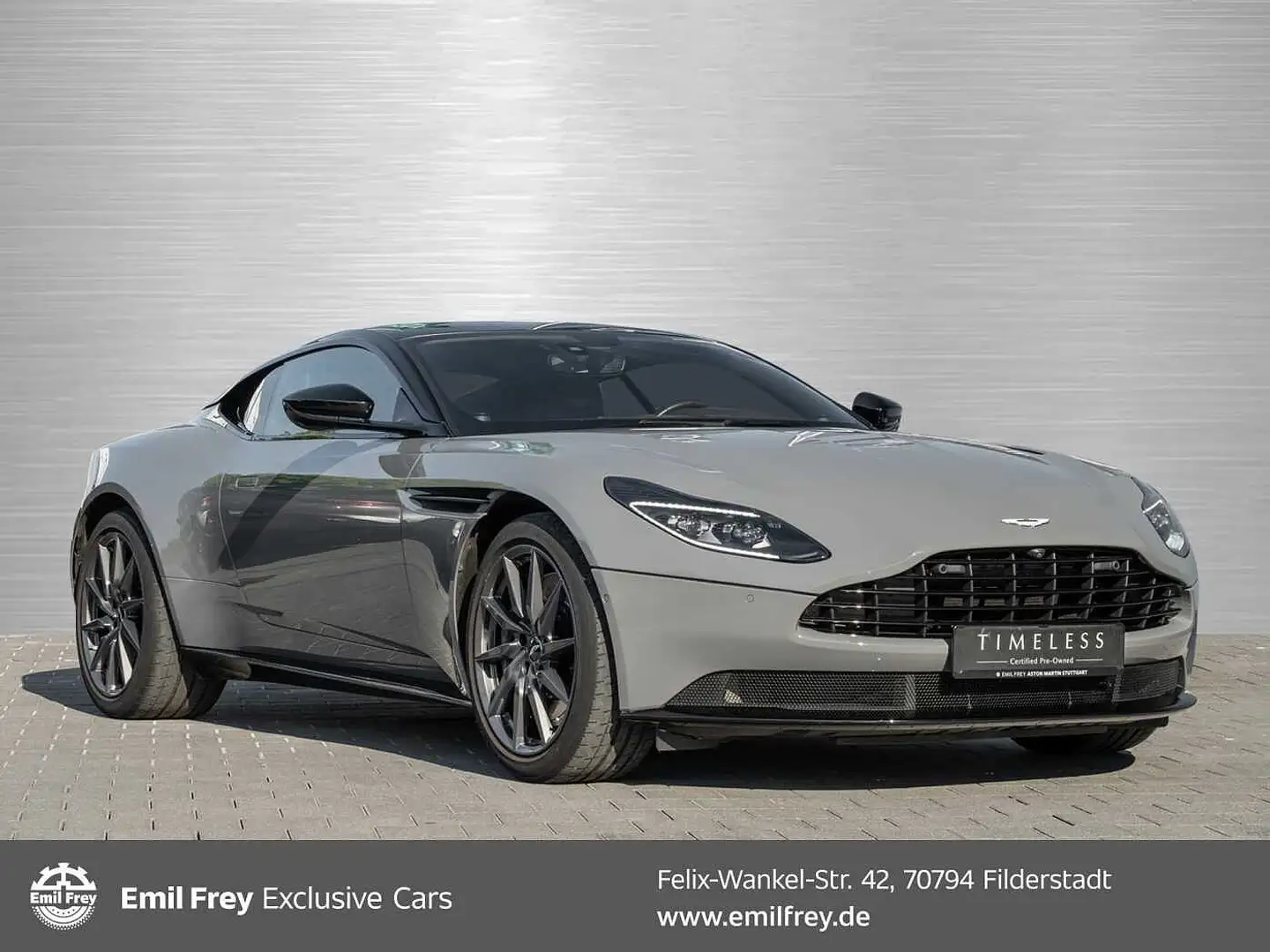 Aston Martin DB11 V8 Coupe Gris - 1