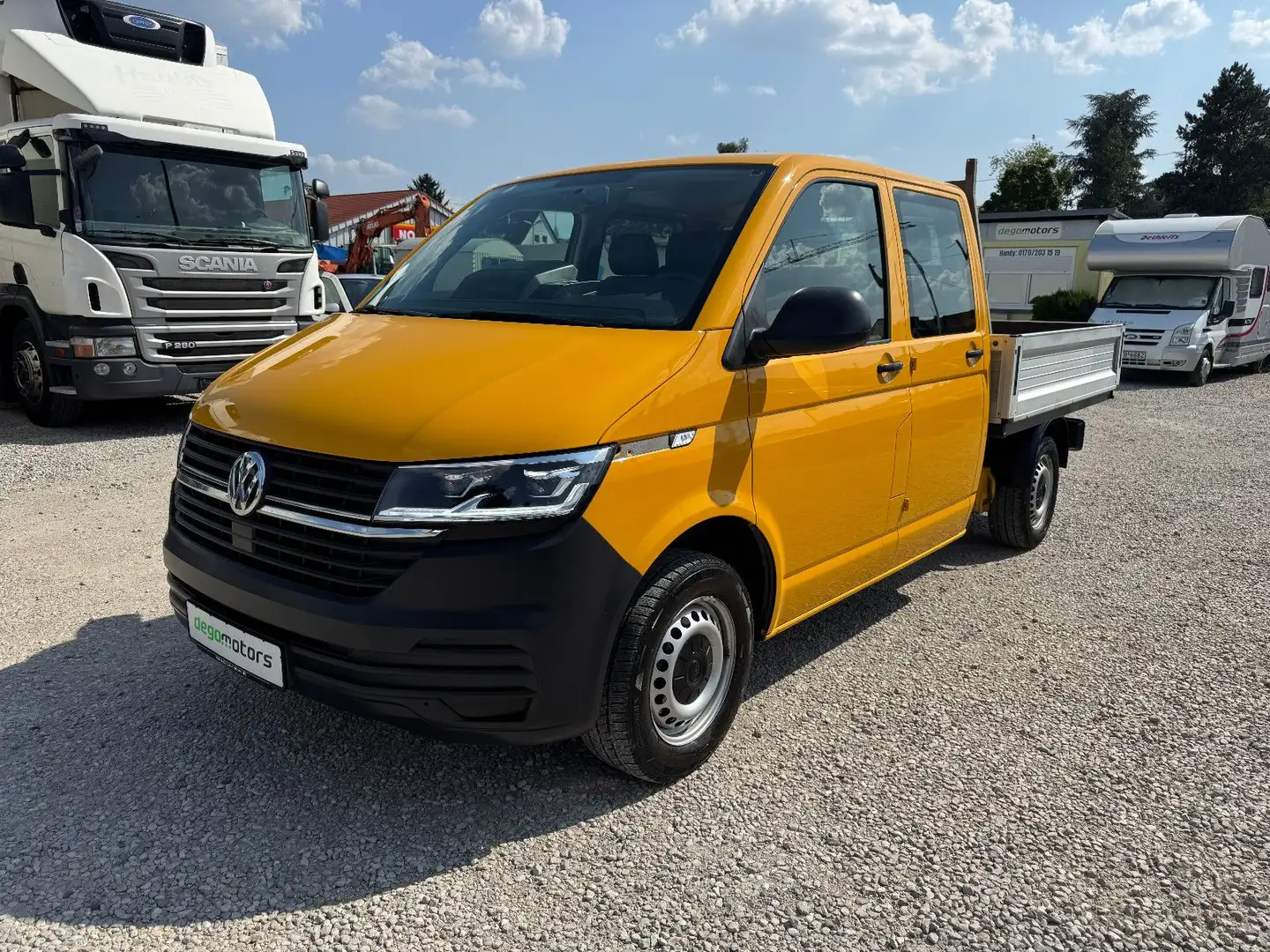 Volkswagen T6 2.0 TDI DoKa Pritsche lang Jaune - 1