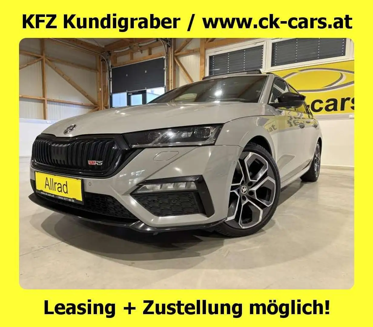 Skoda Octavia RS PLUS SKY 4x4 VIRTUAL COCKPIT AHK HEAD-UP CANTON Grau - 1