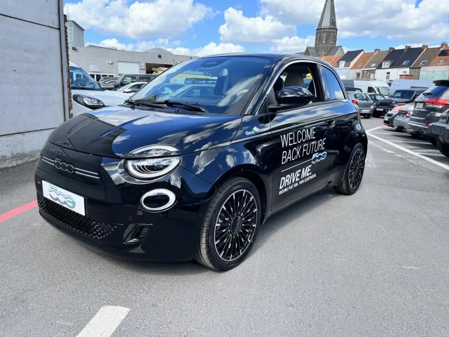 Fiat 500e La Prima by boccelli 3+1 Zwart - 1