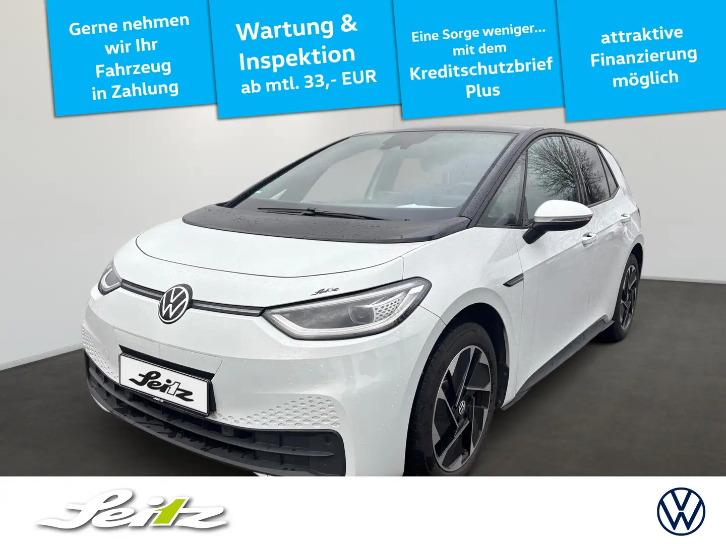 Volkswagen ID.3 Pure Performance Style *MATRIX*KAMERA*NAVI*WÄRMEPU Weiß - 1