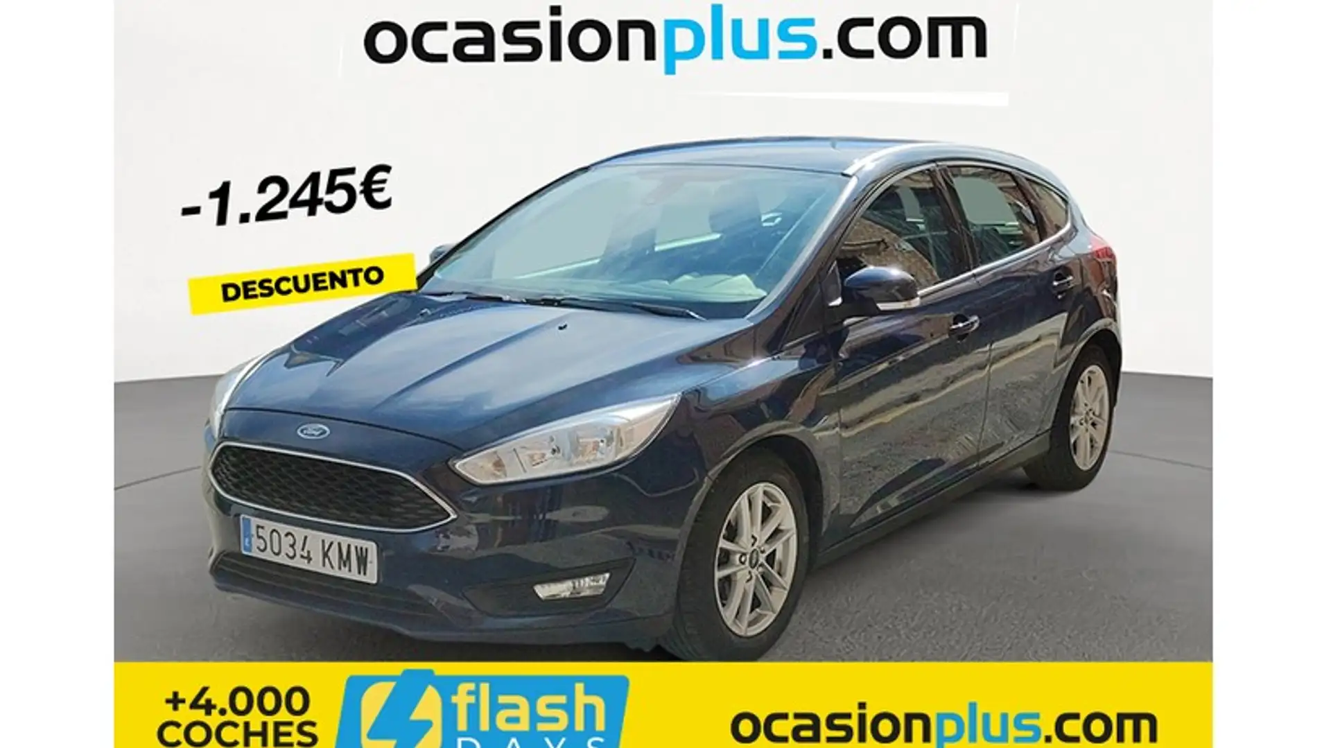 Ford Focus 1.0 Ecoboost Trend 100 Azul - 1