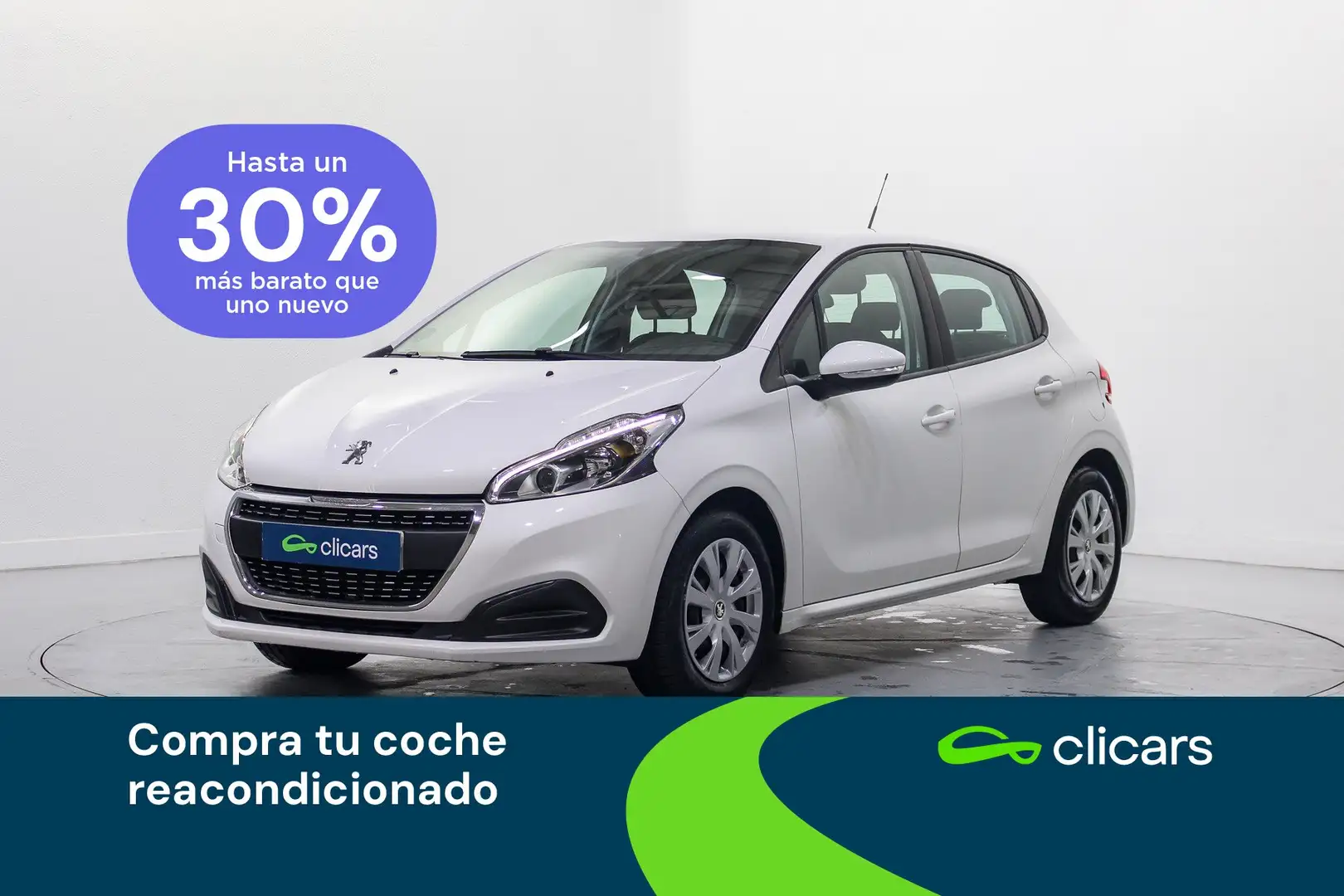 Peugeot 208 1.2 Puretech S&S Active 75 Weiß - 1