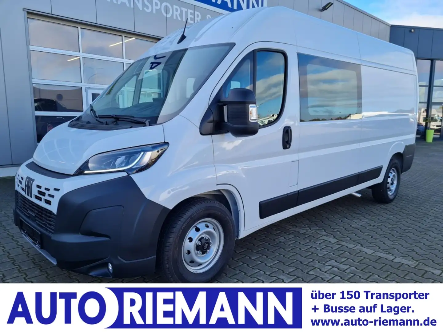 Fiat Ducato 35 Kasten Doka 6-Sitze L3H2 AG KLIMA Navi Weiß - 1