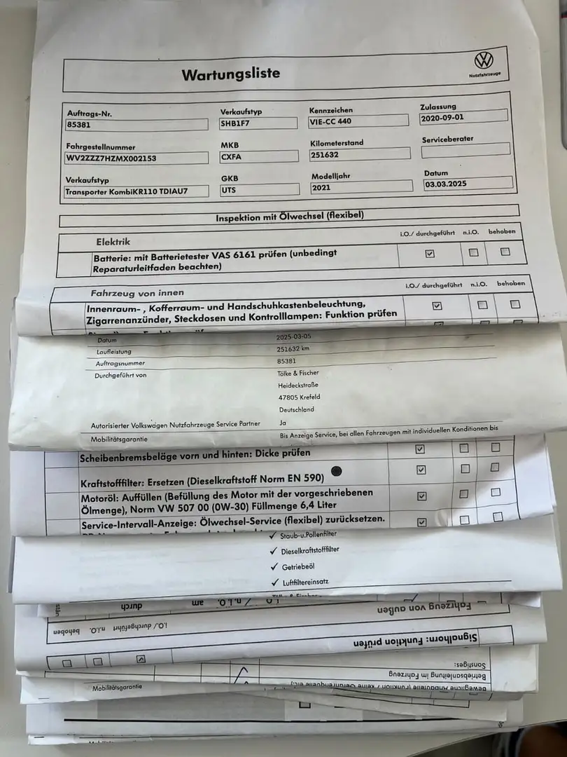 Volkswagen T6 Transporter T6.1 Transporter Kombi 9 SITZER/2xKLIMA/2xSHZ Blanc - 2