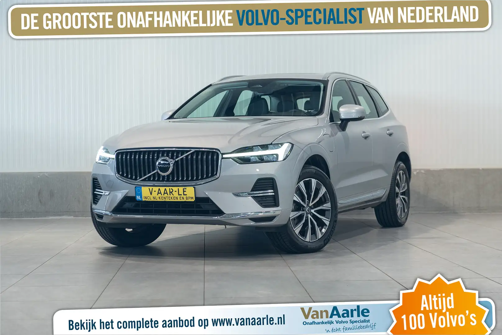 Volvo XC60 T6 Aut. Inscription Leder Parkeercamera 340pk Grijs - 1