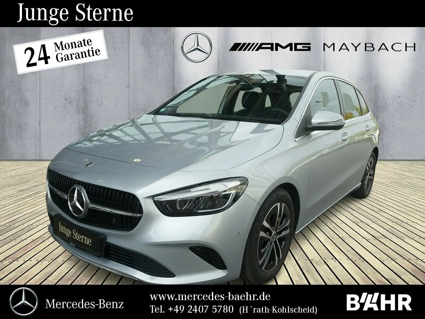 Mercedes-Benz B 180 B 180 Progressive/MBUX-Navi/LED/Parktr.+RFK/17" Silber - 1