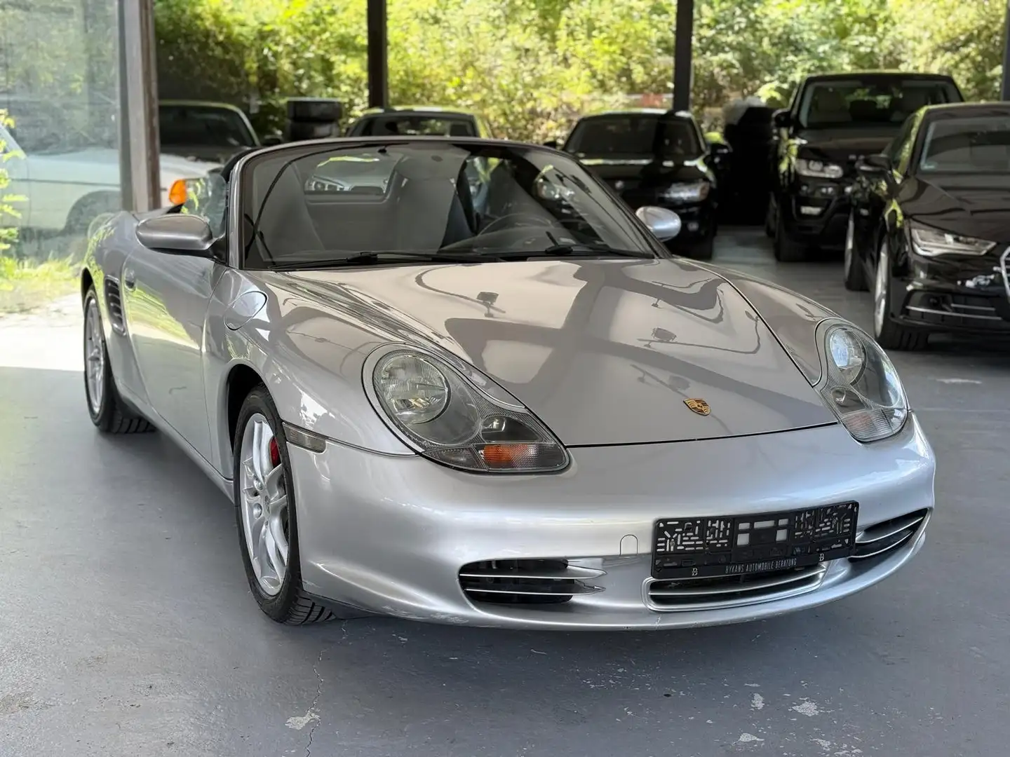 Porsche Boxster S 3.2 Cabrio-XENON-HARDTOP-LEDER-AUT-19" Silber - 1