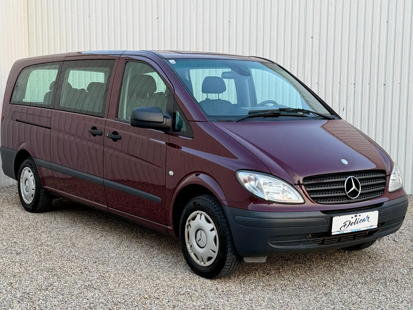 Mercedes-Benz Vito Extralang 9 sitze Klima Sitz Heizung Tempomat Rot - 1