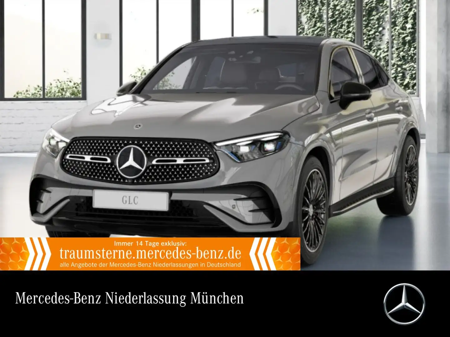 Mercedes-Benz GLC 200 4M AMG+NIGHT+PANO+360+AHK+BURMESTER+9G Grau - 1