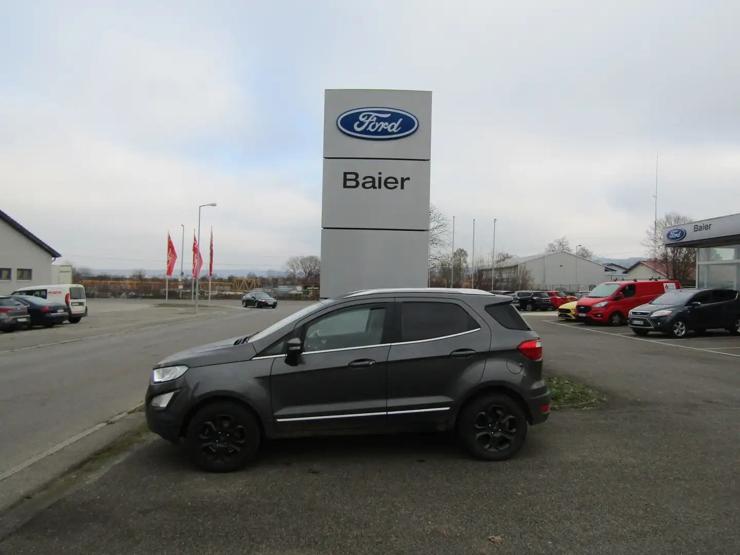 Ford EcoSport Titanium - AHK/ Grau - 1