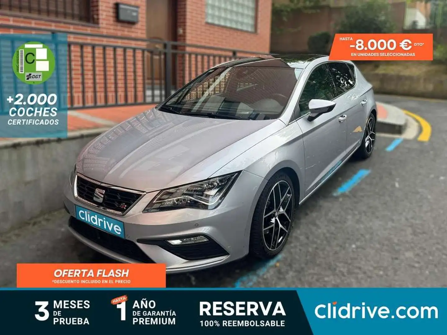SEAT Leon 2.0TDI CR S&S FR Launch Pack L DSG-7 150 Gris - 1
