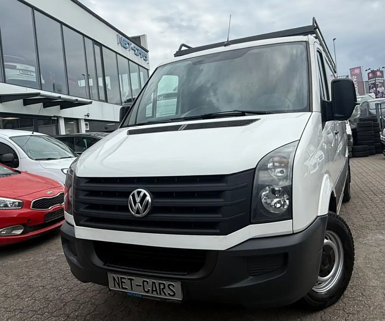 Volkswagen Crafter Kasten Hoch-Lang Klima*Leder*AHK*TÜV/NEU Weiß - 1