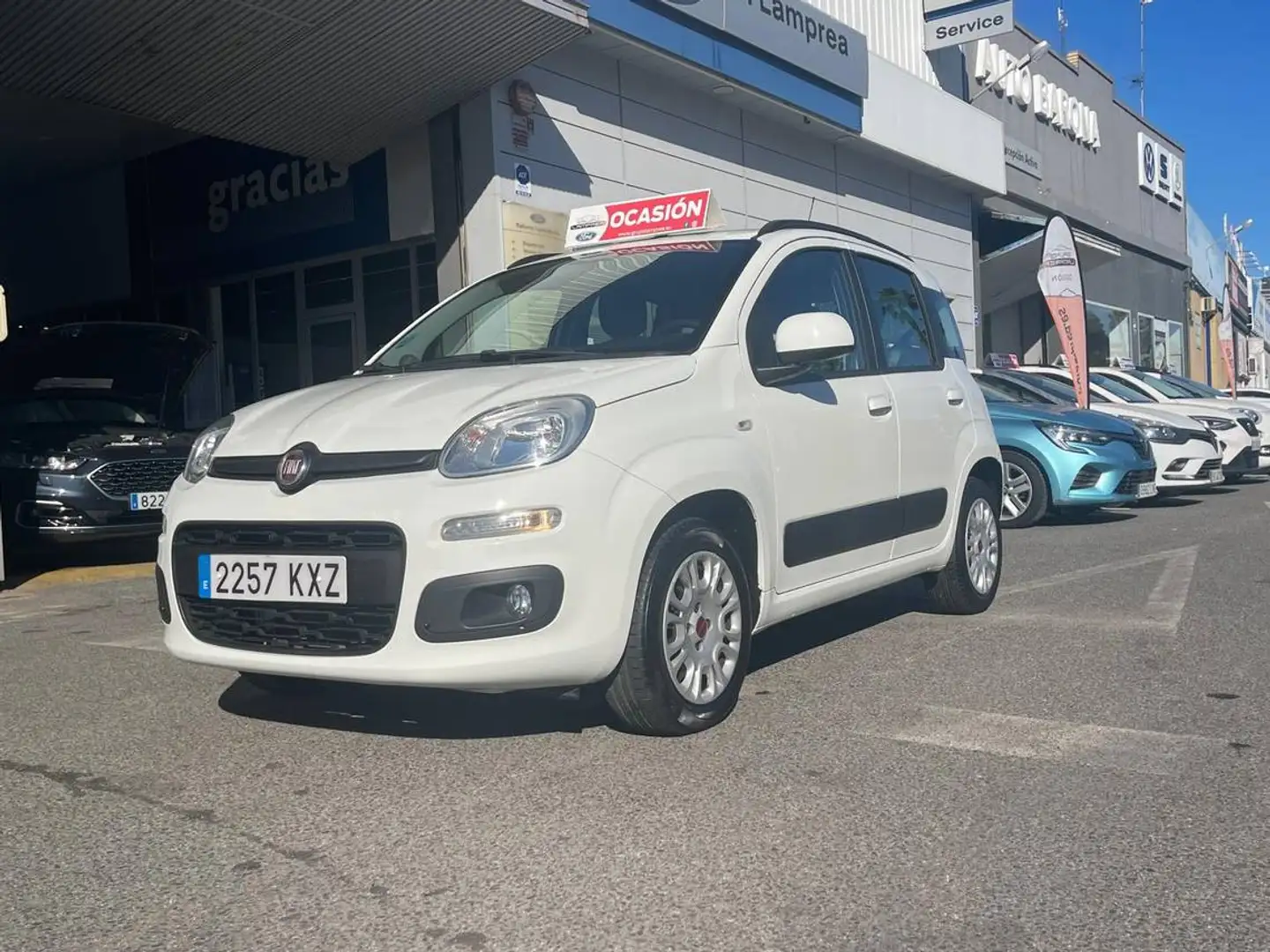 Fiat Panda 1.2 Lounge Blanc - 1