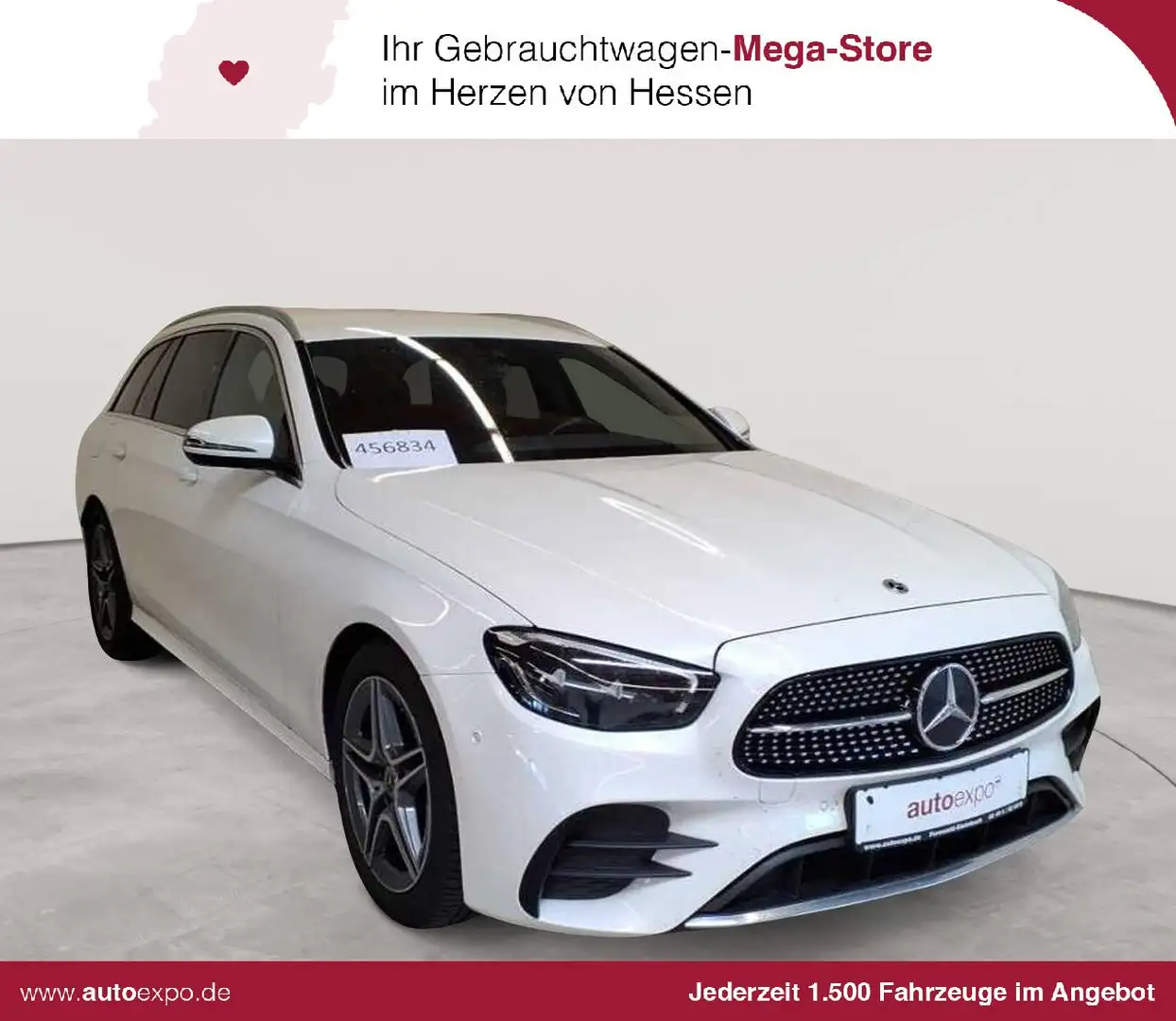 Mercedes-Benz E 220 E 220 d T 9G-AMG Line BusiP MBUX-P KAM Blanc - 1
