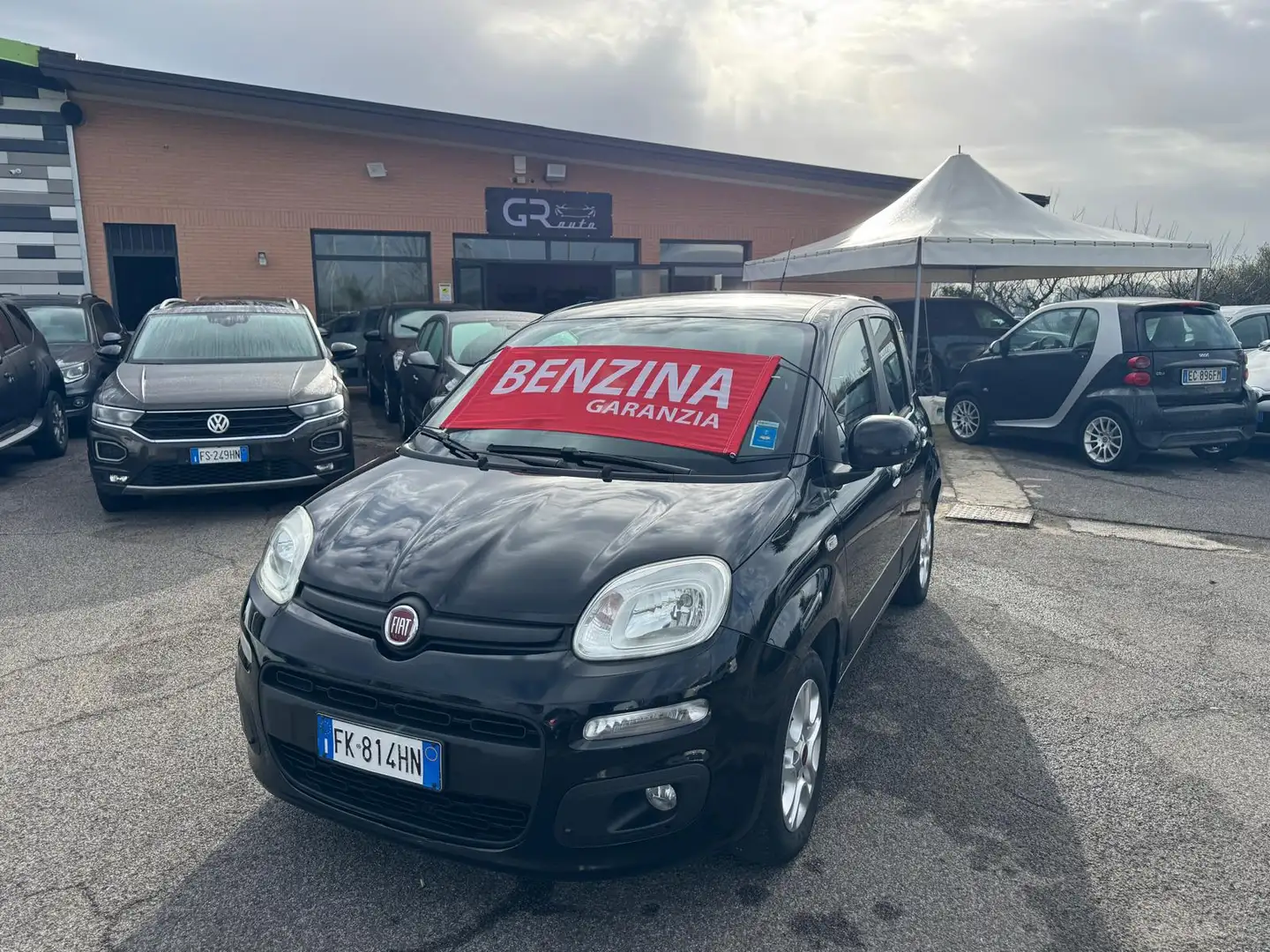 Fiat Panda Panda III 2012 1.2 Lounge 69cv E6 Noir - 1