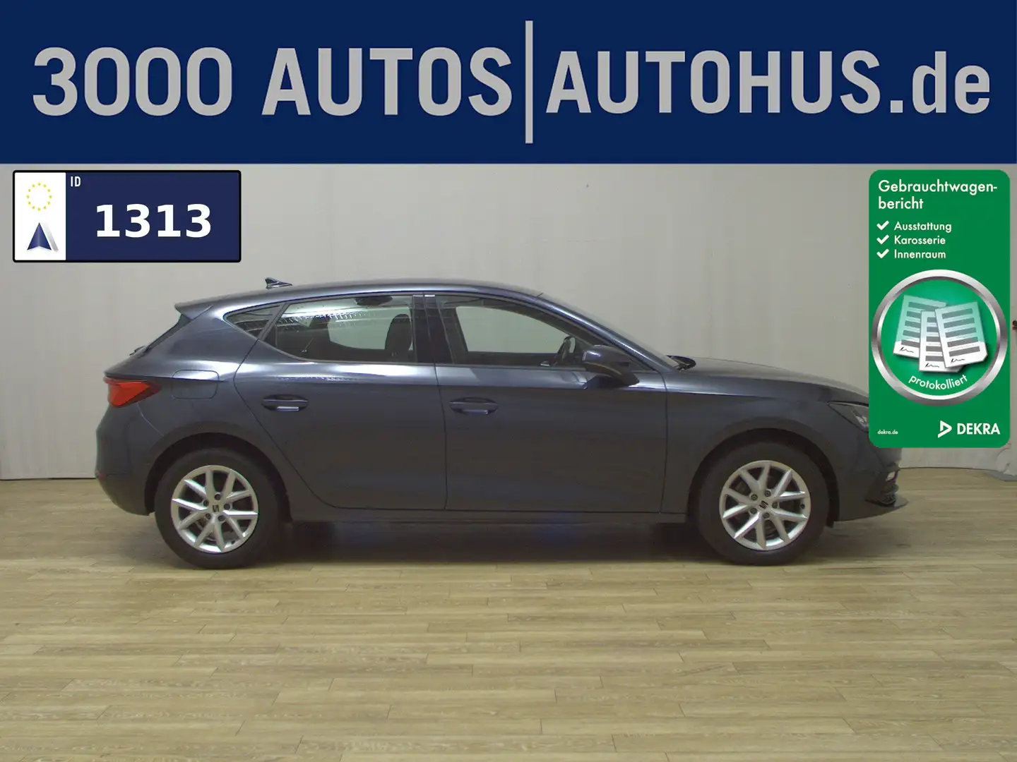 SEAT Leon 2.0 TDI Style Navi LED virtual PDC Grau - 1