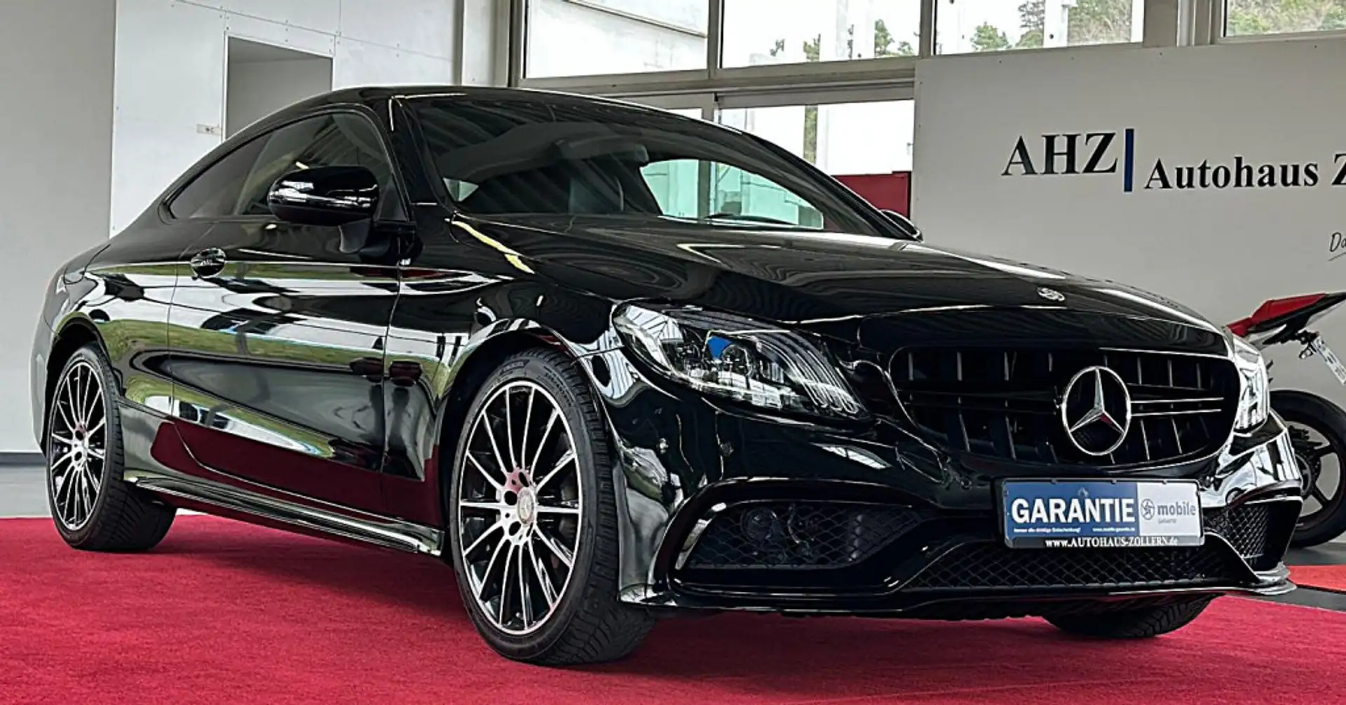 Mercedes-Benz C 200 AMG 63 Optik LEDER RFK LED Tempomat Schwarz - 1